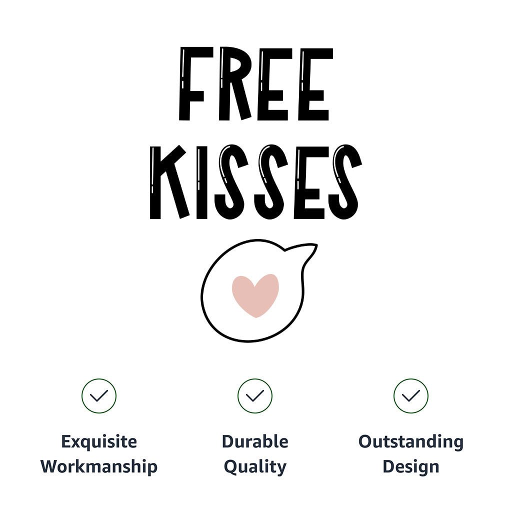 Free Kisses Dog Sleeveless Shirt - Word Print Dog Shirt - Minimalist Dog Clothing - Carbone's Marketplace