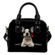 French Bulldog 2 Rose Zipper - Carbone's Marketplace