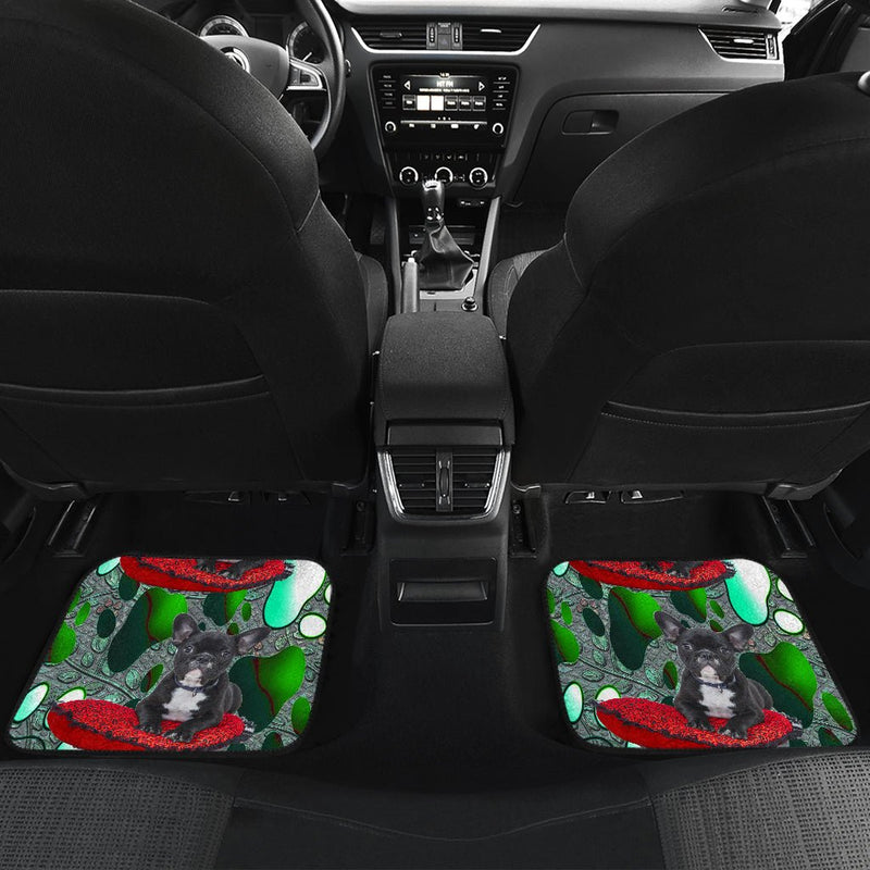 French Bulldog Car Floor Mat - Carbone&