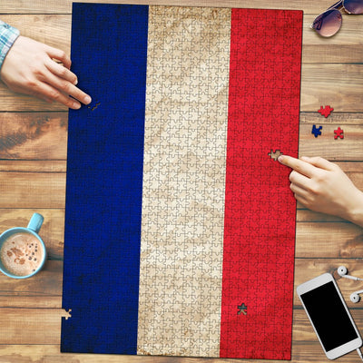 French Grunge Jigsaw Puzzle - Carbone's Marketplace