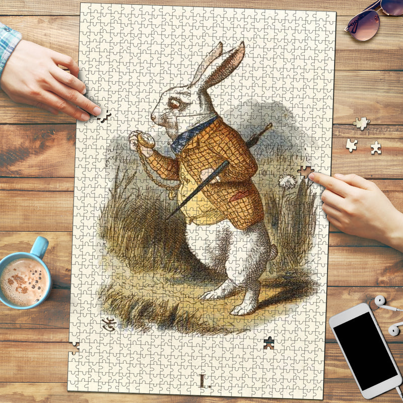White Rabbit Jigsaw Puzzle