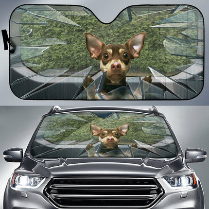 Fun chihuahua Auto Sun Shade - Carbone's Marketplace