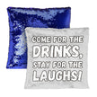 Funny Quote Sequin Pillow Case - Funny Saying Pillow Case - Cool Design Pillowcase - Carbone's Marketplace