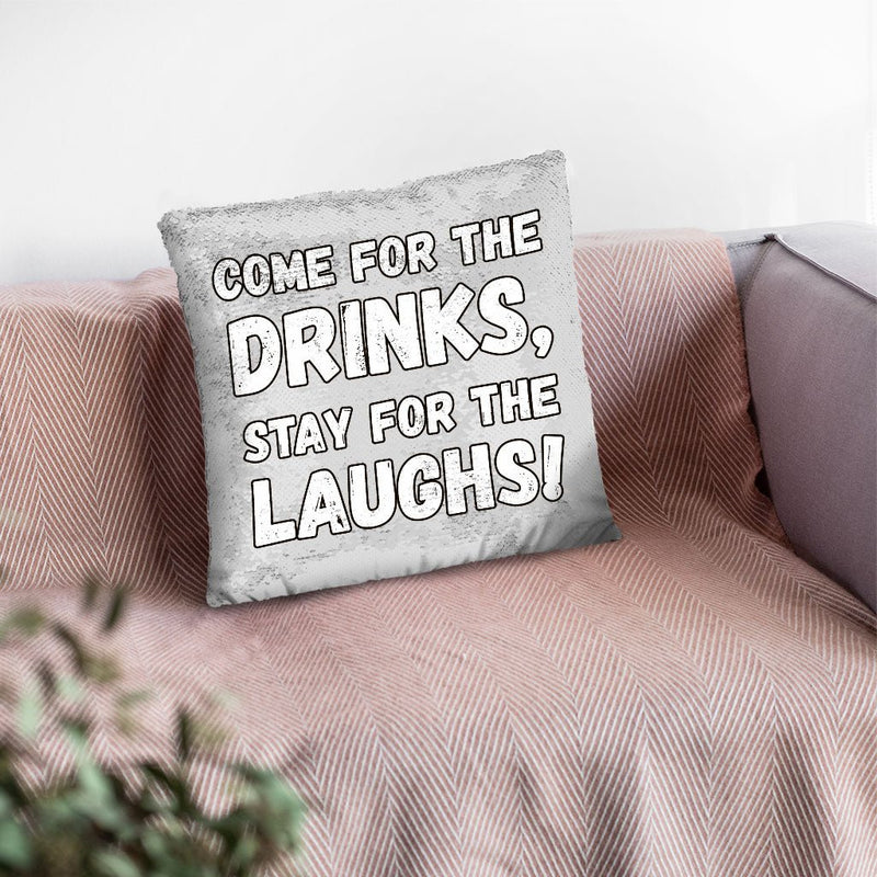 Funny Quote Sequin Pillow Case - Funny Saying Pillow Case - Cool Design Pillowcase - Carbone&