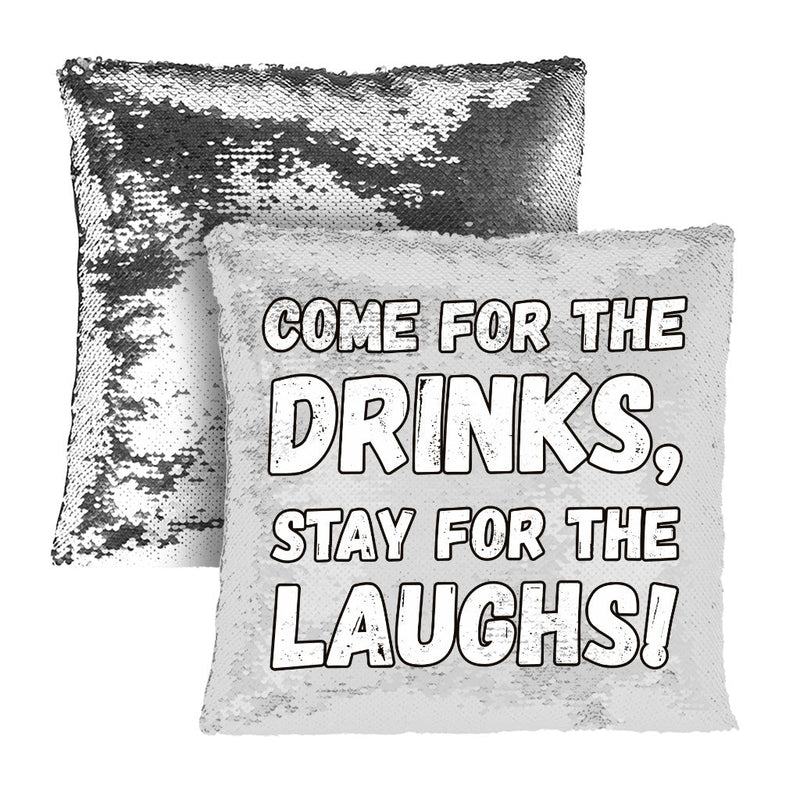 Funny Quote Sequin Pillow Case - Funny Saying Pillow Case - Cool Design Pillowcase - Carbone&