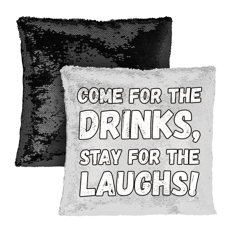 Funny Quote Sequin Pillow Case - Funny Saying Pillow Case - Cool Design Pillowcase - Carbone&