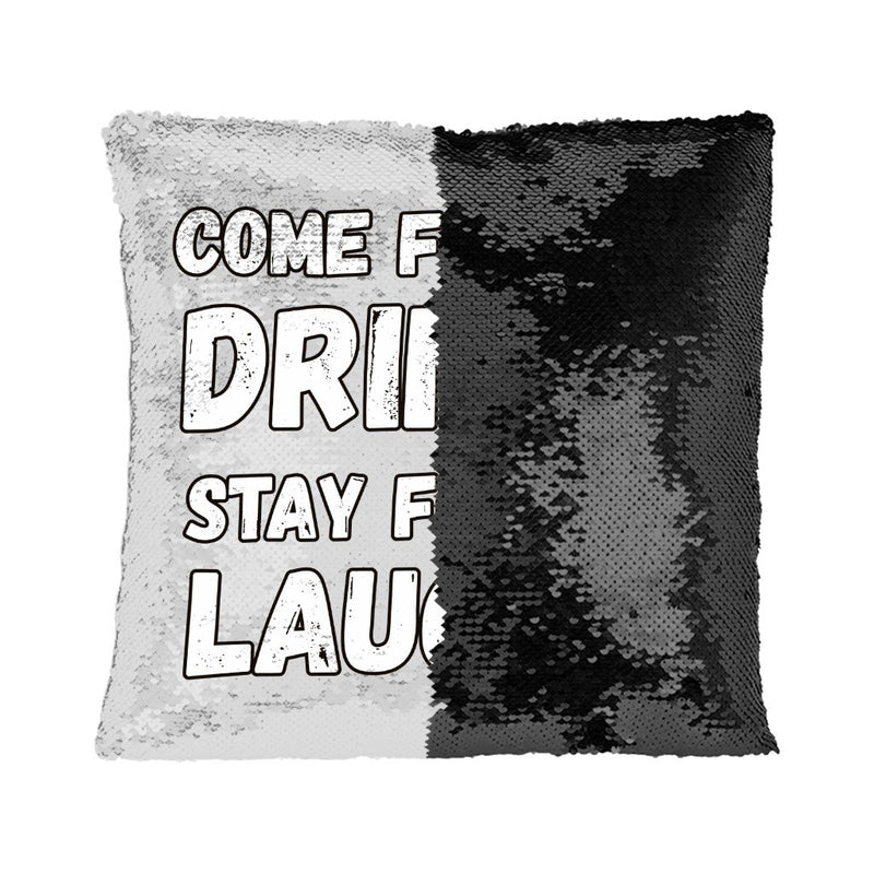 Funny Quote Sequin Pillow Case - Funny Saying Pillow Case - Cool Design Pillowcase - Carbone&