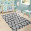 Geometric Gray Area Rug - Carbone's Marketplace