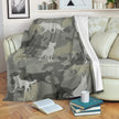 German Shepherd Camo Blanket - Carbone's Marketplace