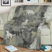 German Shepherd Camo Blanket - Carbone's Marketplace