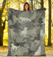 German Shepherd Camo Blanket - Carbone's Marketplace