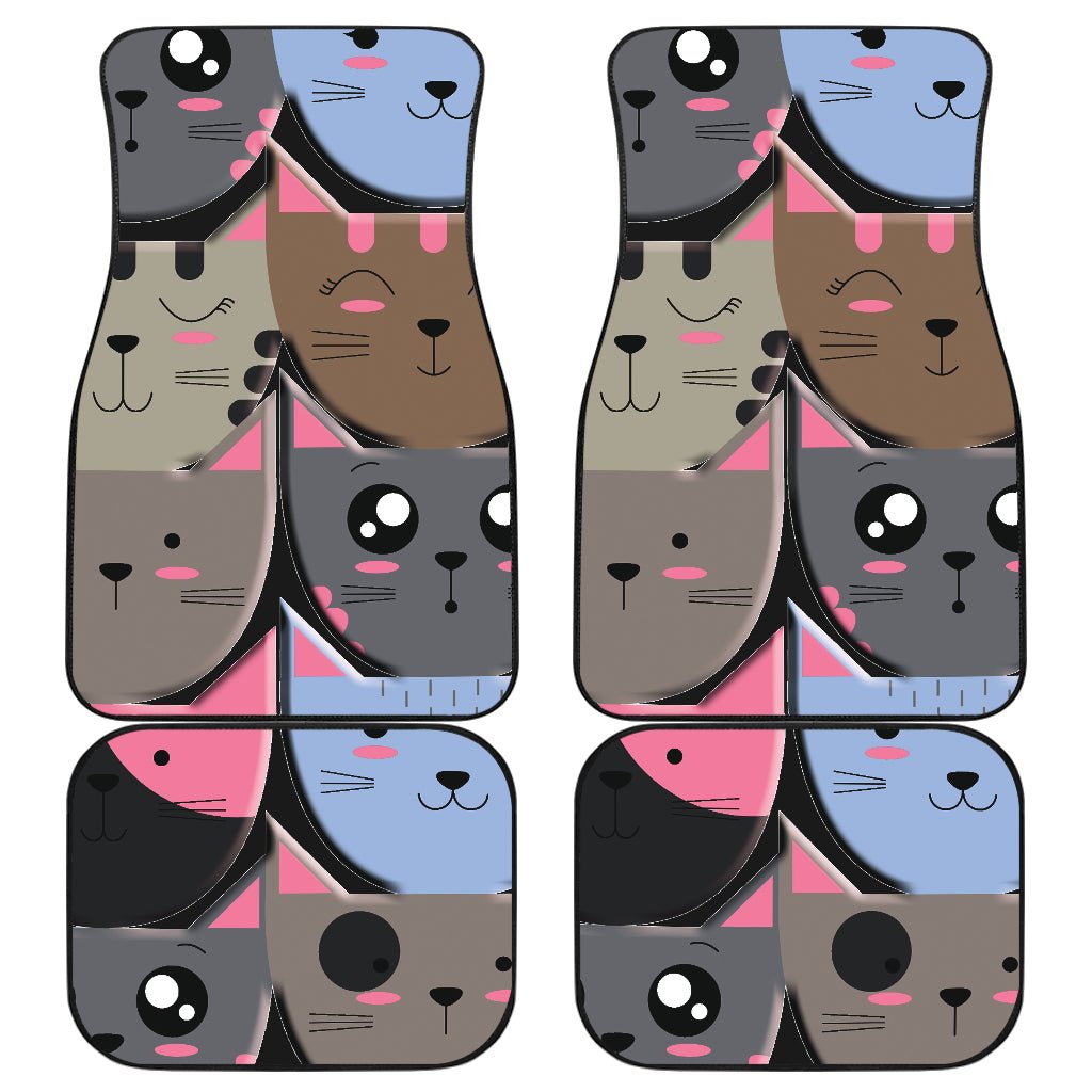 Girly cat Car Floor Mat - Carbone's Marketplace