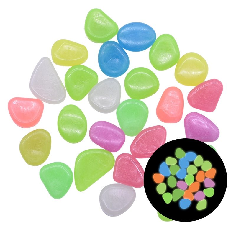 Glow in the Dark Garden Pebbles - Carbone's Marketplace