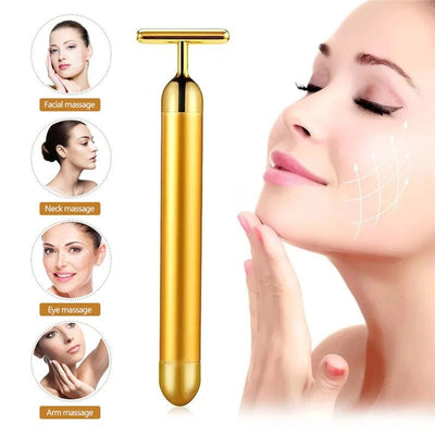 Gold Facial Roller Massager - Carbone's Marketplace