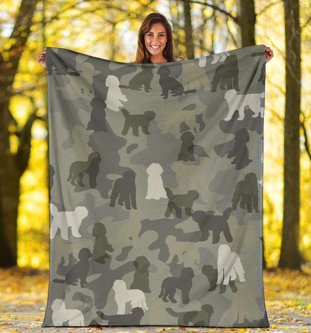 Goldendoodle Camo Blanket - Carbone's Marketplace