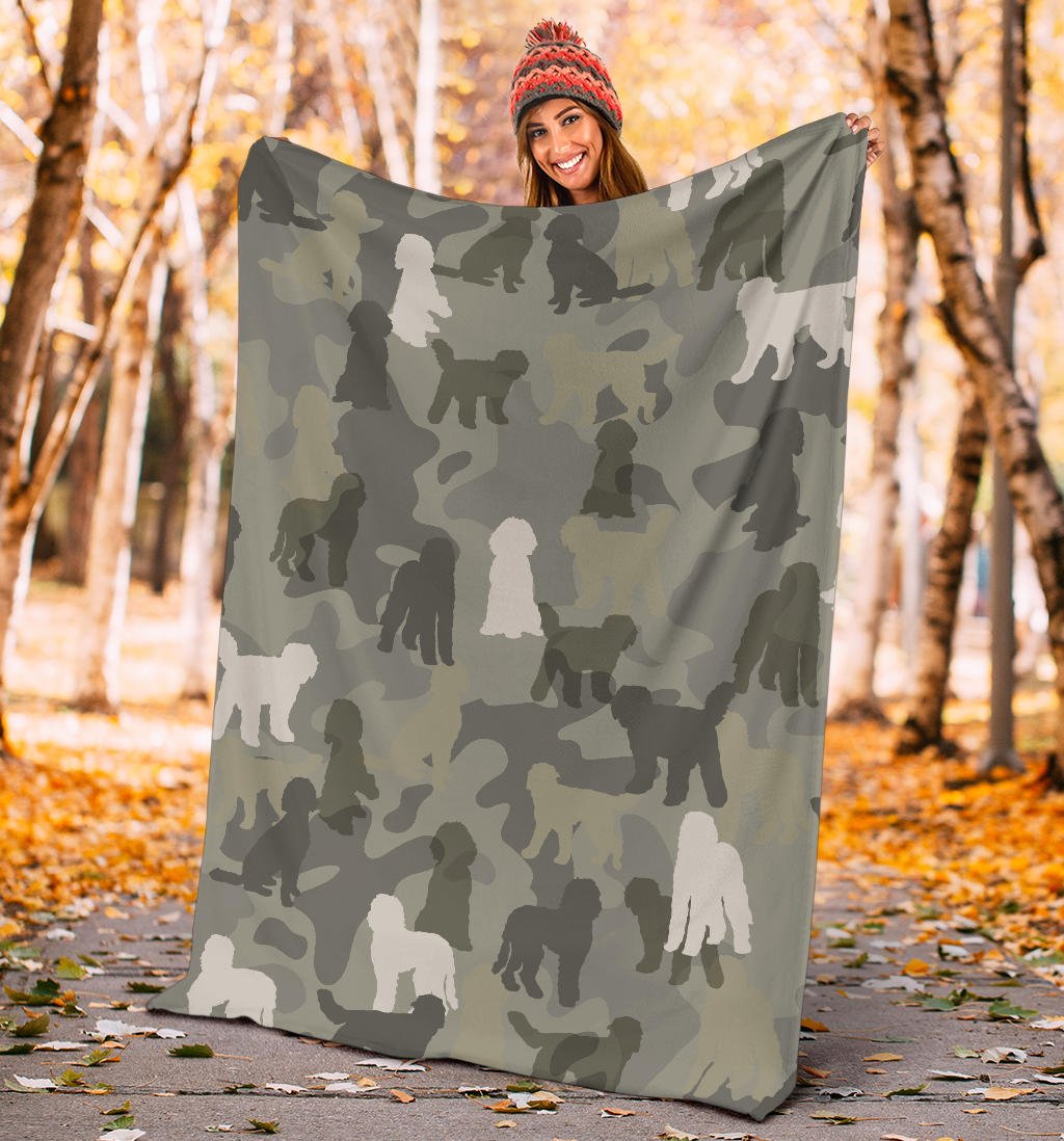 Goldendoodle Camo Blanket - Carbone's Marketplace