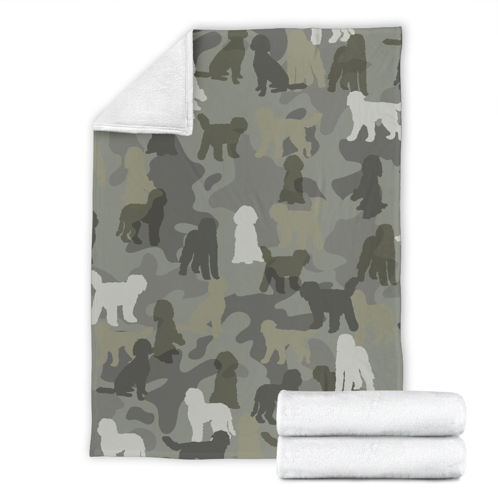 Goldendoodle Camo Blanket - Carbone's Marketplace