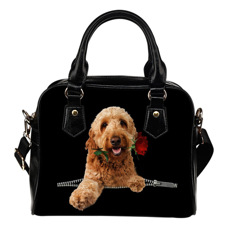 Goldendoodle Rose Zipper - Carbone&