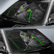 Green eyed black cat Auto Sun Shade - Carbone's Marketplace