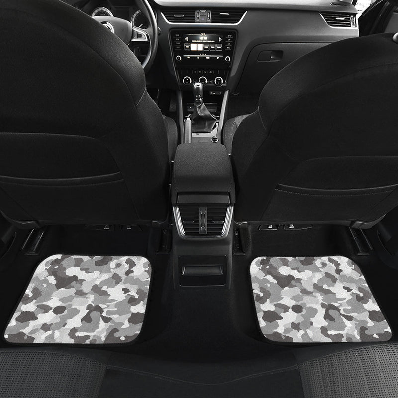 Grey Camouflage Floor Mats - Carbone&