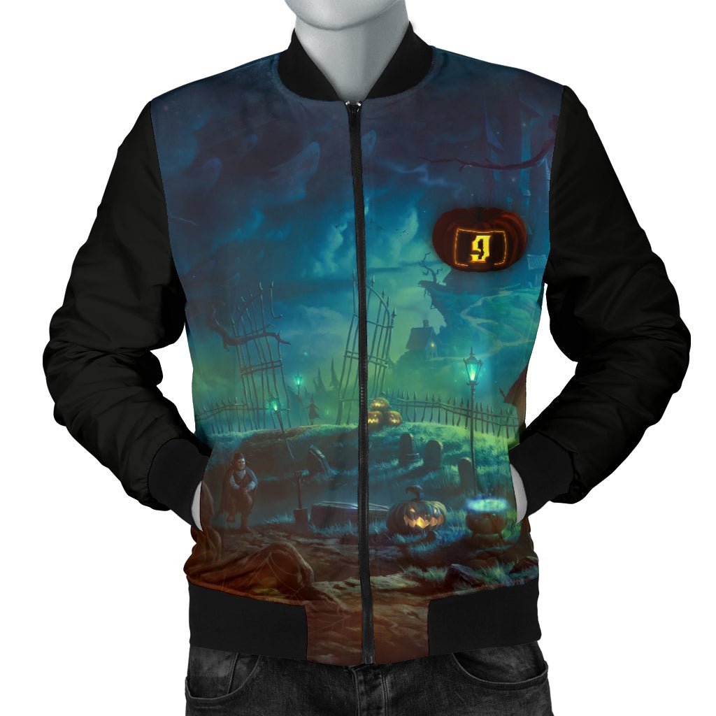 Halloween Men's Bomber Jacket - Carbone's Marketplace