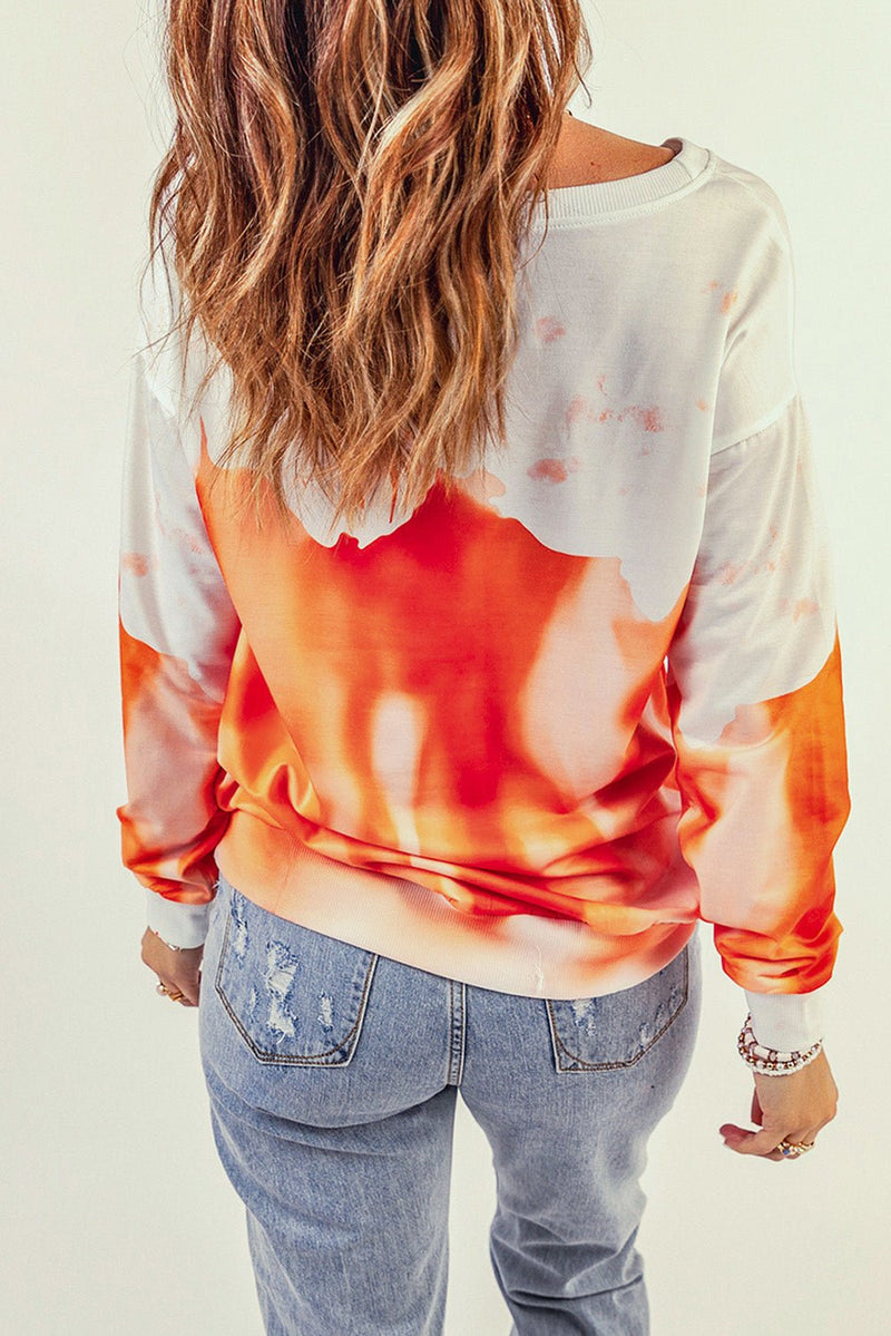 Halloween Theme Round Neck Sweatshirt - Carbone&