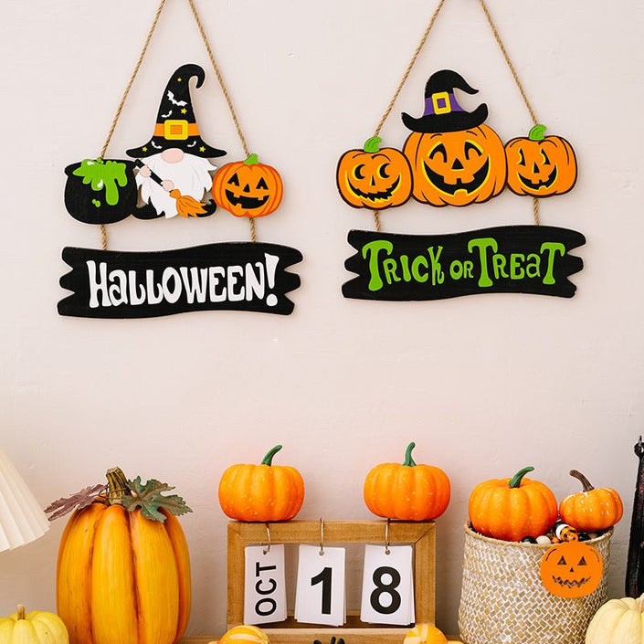 HALLOWEEN TRICK OR TREAT Hanging Decoration - Carbone's Marketplace