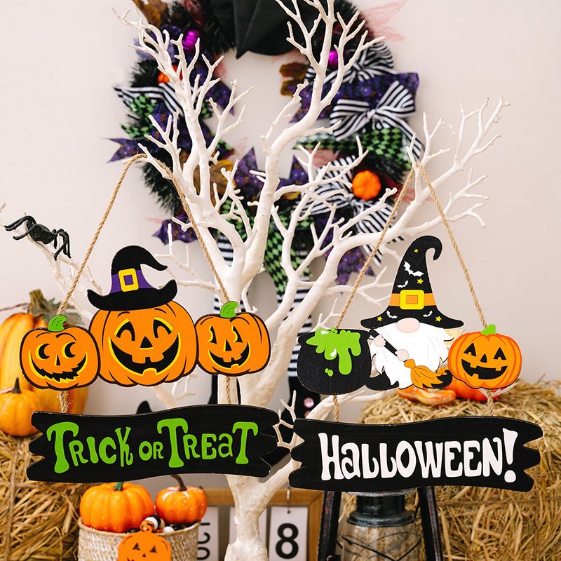 HALLOWEEN TRICK OR TREAT Hanging Decoration - Carbone's Marketplace