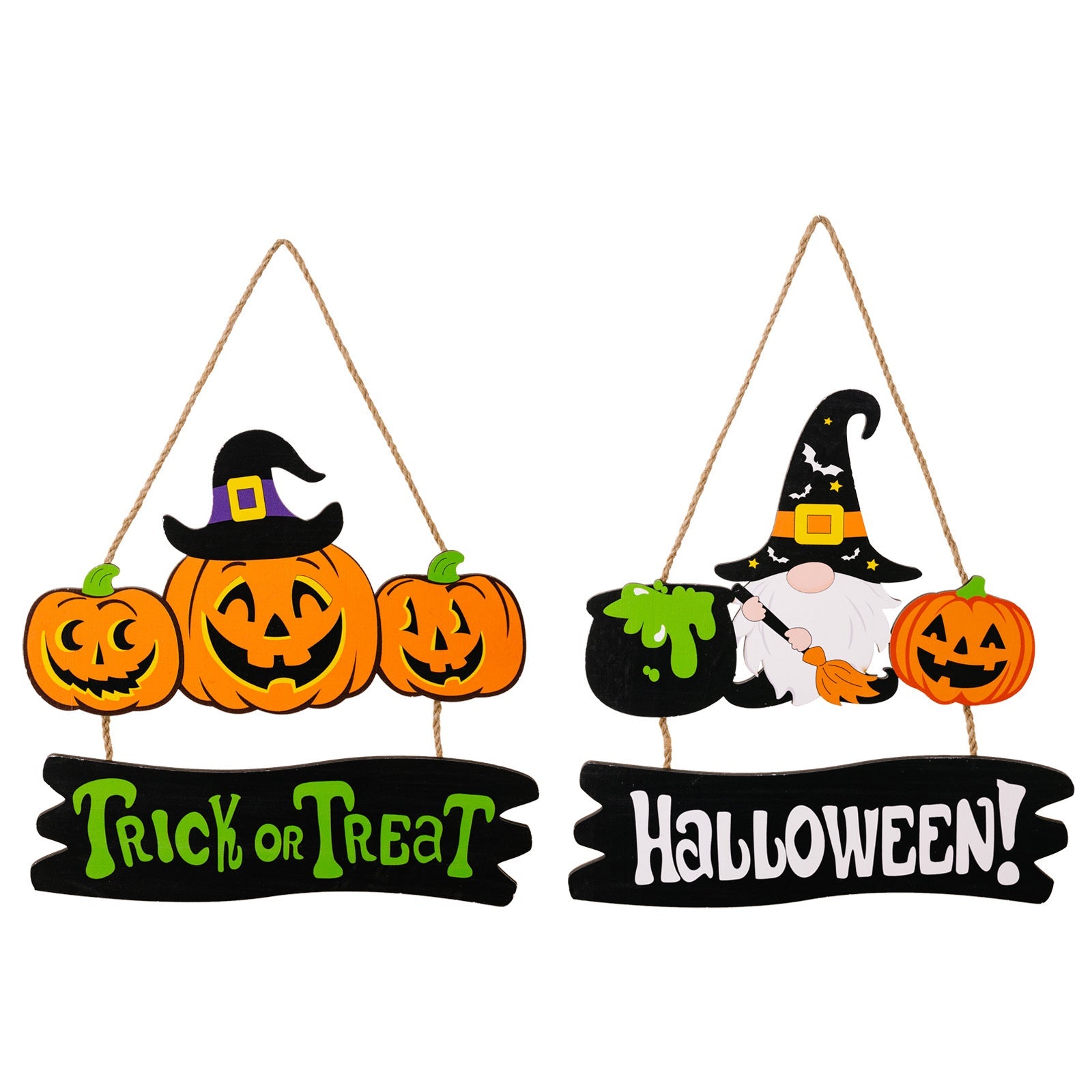 HALLOWEEN TRICK OR TREAT Hanging Decoration - Carbone's Marketplace