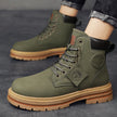 High Top Boots Men's Leather Shoes - Carbone's Marketplace