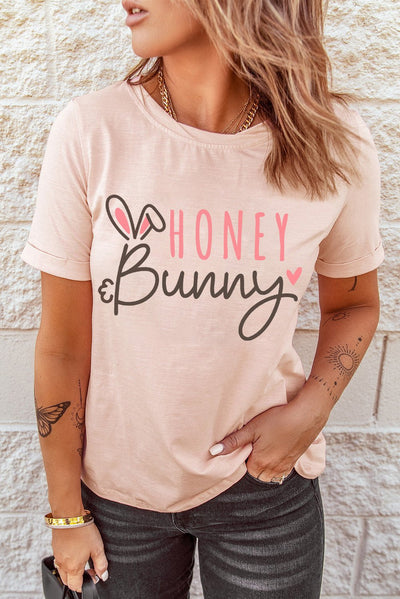 HONEY BUNNY Graphic Easter Tee - Carbone's Marketplace