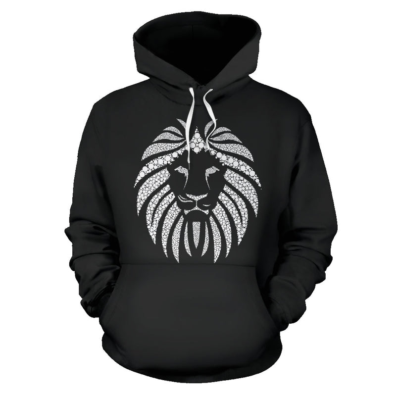 Hoodie Lion Print Men&