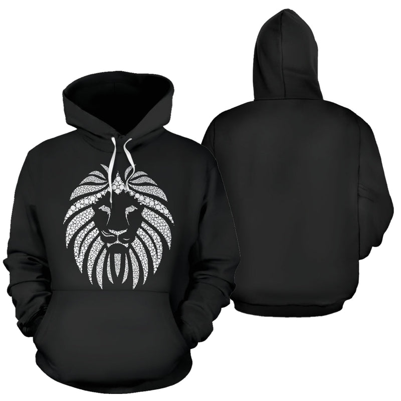 Hoodie Lion Print Men&