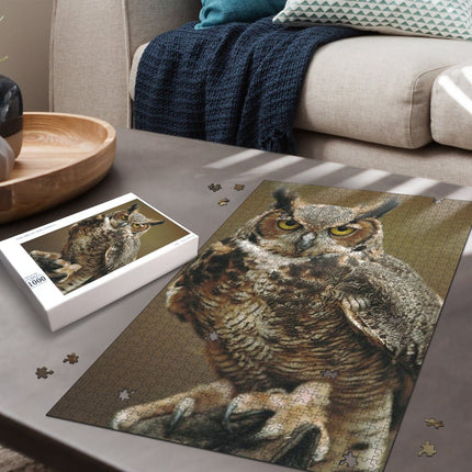 Horned Owl Jigsaw Puzzle - Carbone's Marketplace