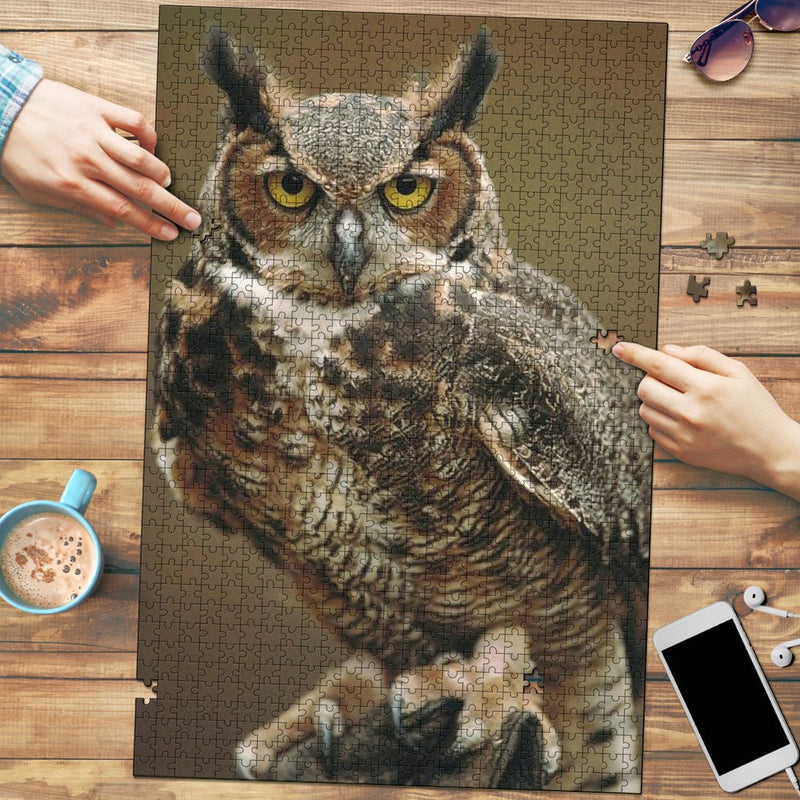 Horned Owl Jigsaw Puzzle - Carbone&