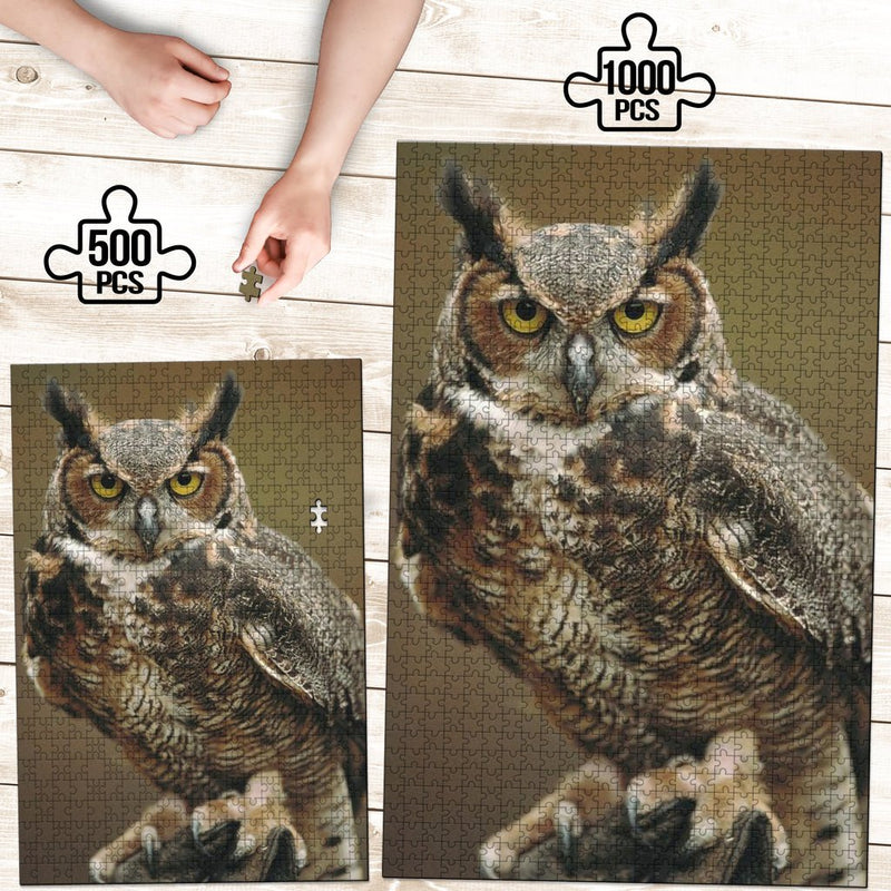 Horned Owl Jigsaw Puzzle - Carbone&