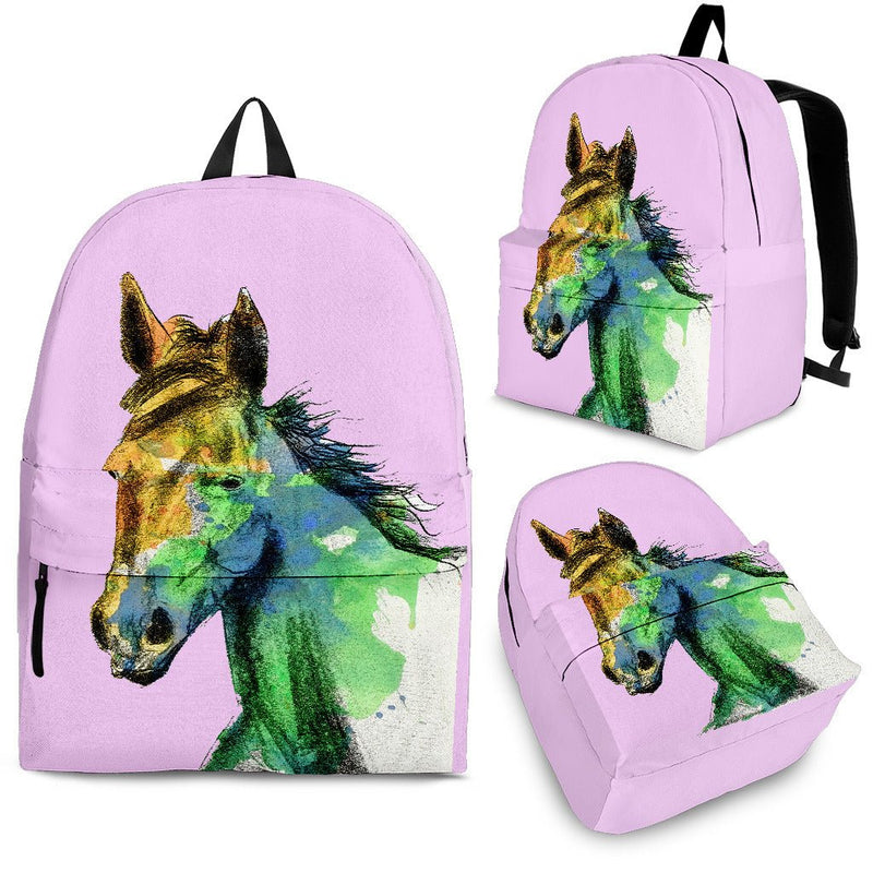 Horse Pink Backpack - Carbone&