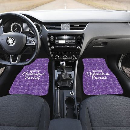 I am a Proud Chihuahua Parent Front and Back Car Mat (Set of 4) - Carbone's Marketplace