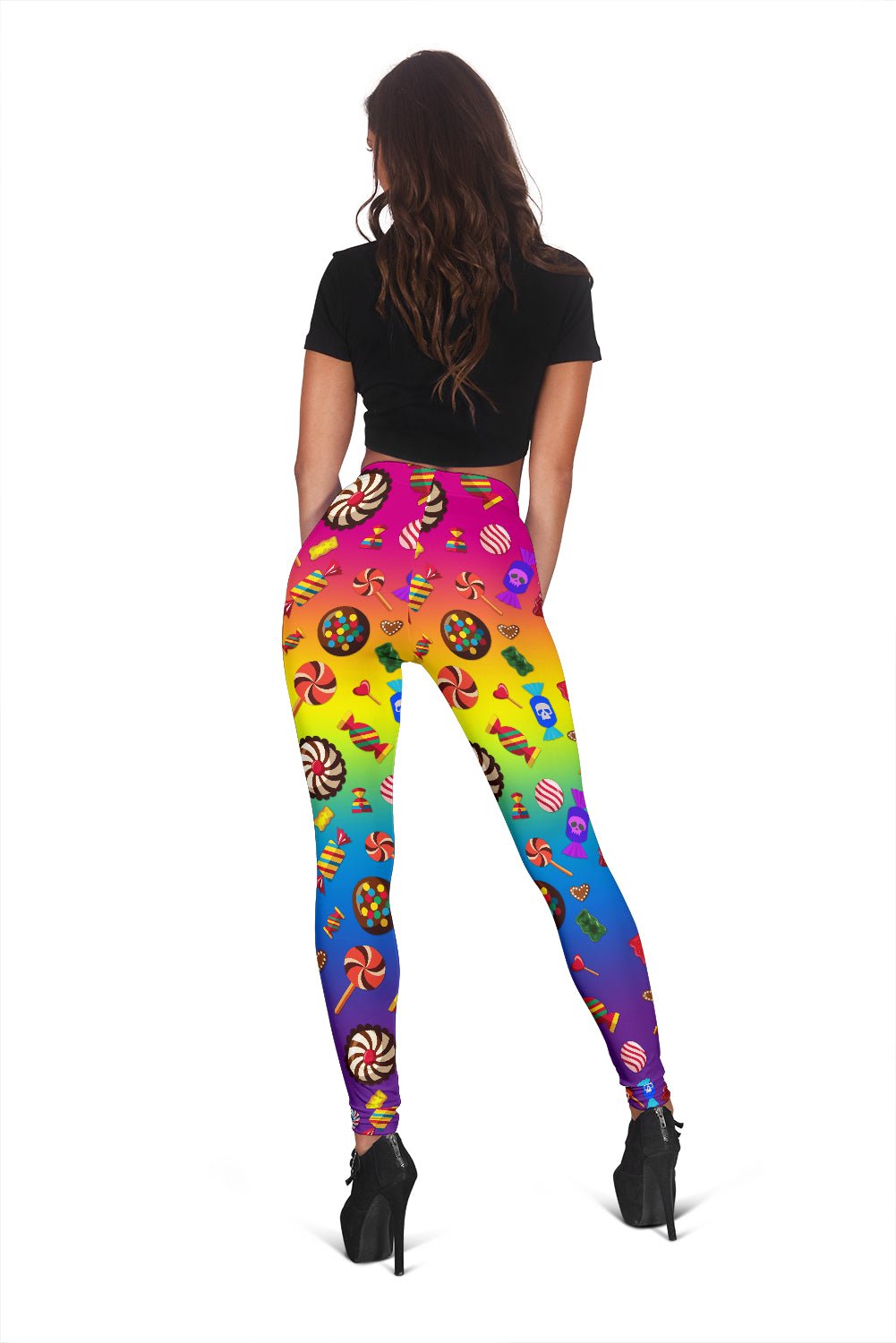 I Like Candy and Skulls Leggings - Carbone's Marketplace