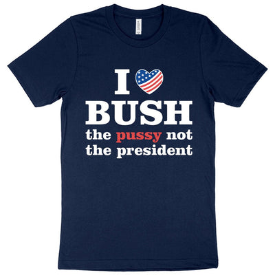 I Love Bush T-Shirt - President T-Shirt - Carbone's Marketplace
