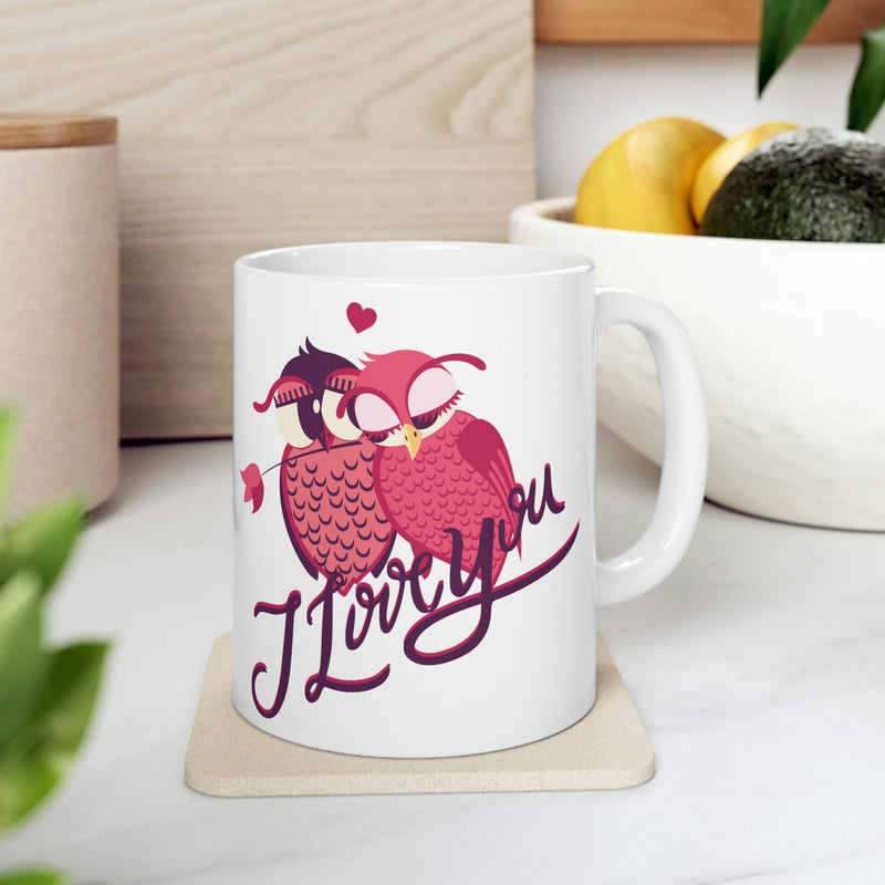 I Love You Owls Mug 11oz - Carbone&