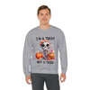 I'm A Treat Not A Trick- Halloween Crewneck Sweatshirt - Carbone's Marketplace