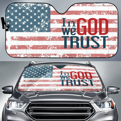 In God We Trust- Auto Sun Shade - Carbone's Marketplace
