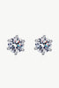 Inlaid Moissanite Stud Earrings - Carbone's Marketplace