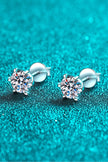 Inlaid Moissanite Stud Earrings - Carbone's Marketplace