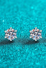 Inlaid Moissanite Stud Earrings - Carbone's Marketplace