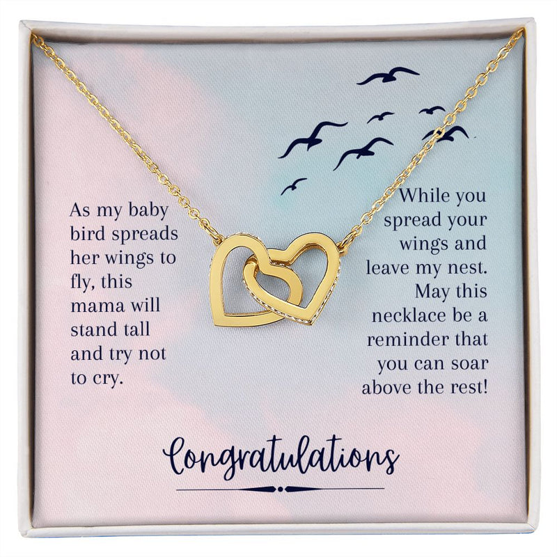Interlocking Hearts Necklace to Daughter from Mom - Carbone&