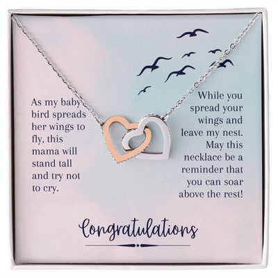 Interlocking Hearts Necklace to Daughter from Mom - Carbone's Marketplace