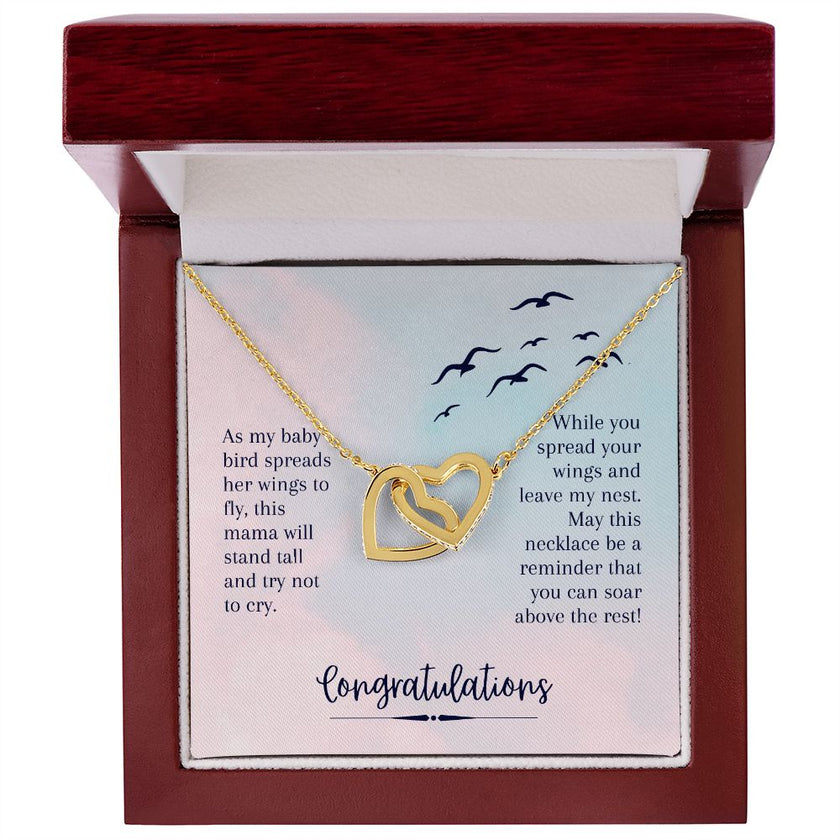Interlocking Hearts Necklace to Daughter from Mom - Carbone's Marketplace