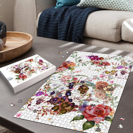 Jigsaw Puzzle - Blooms Light Botanicals - Nuit et Jour Atelier - Carbone's Marketplace